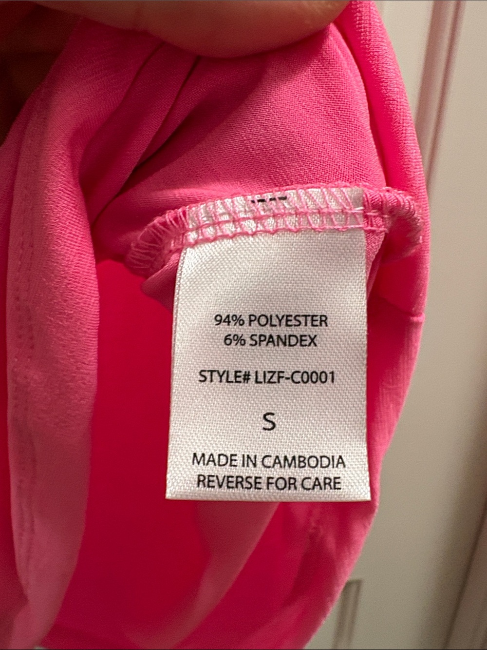 Dear Scarlett Pink Ruffle Sleeve Women’s Top - Picture 3 of 4